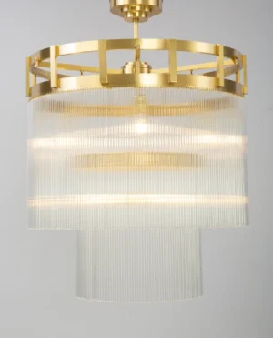 Modern glass tubes chandelier 283
