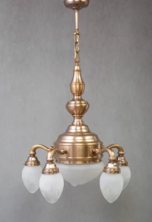 Cast brass chandelier 315