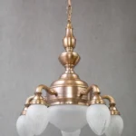 Cast brass chandelier 316