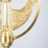 Matt brass double pendant 297 - Image 3