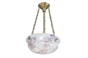 Pendant with shade like marble 169