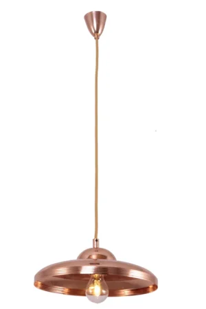 Copper pendant looks like a flying saucer 196