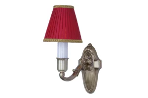 Single armed wall light with fabric shade Pecs VIII