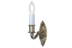 Wall light with romantic leaf deco Pecs IV