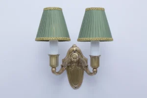 Wall light with romantic rose deco Pecs IX