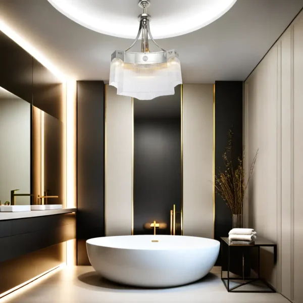 Metropolitan chandelier I. - LED handmade brass chandelier - Image 5