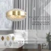 Macaron pendant horizontal 50 - LED handmade brass pendant - Image 9