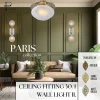 Paris wall light II. - LED handmade brass wall light - Image 5