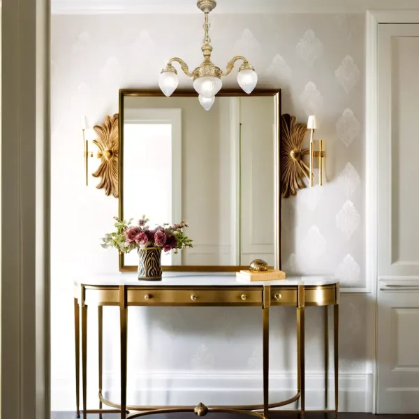 Pecs 3 armed chandelier III. - LED handmade brass chandelier - Image 18