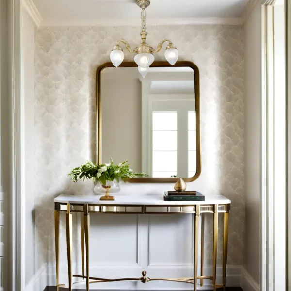 Pecs 3 armed chandelier III. - LED handmade brass chandelier - Image 15