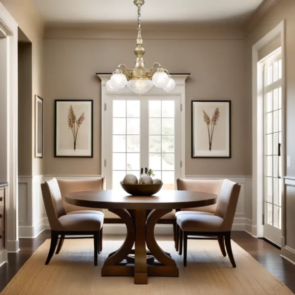 Pecs 5 armed chandelier III. - LED handmade brass chandelier - Image 15