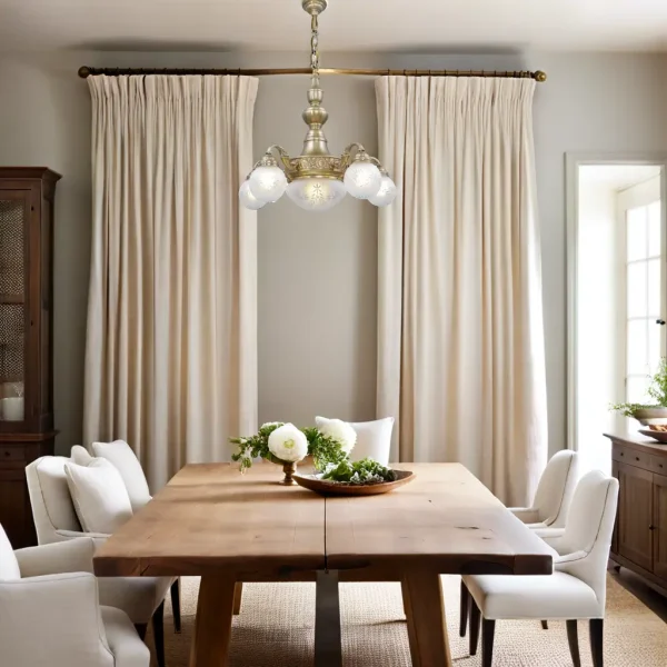 Pecs 5 armed chandelier III. - LED handmade brass chandelier - Image 12