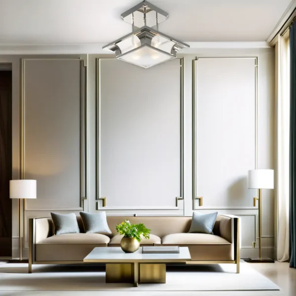 Petitot chandelier IV. - LED handmade brass chandelier - Image 11