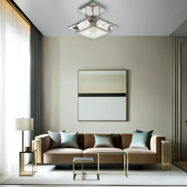 Petitot chandelier IV. - LED handmade brass chandelier - Image 9