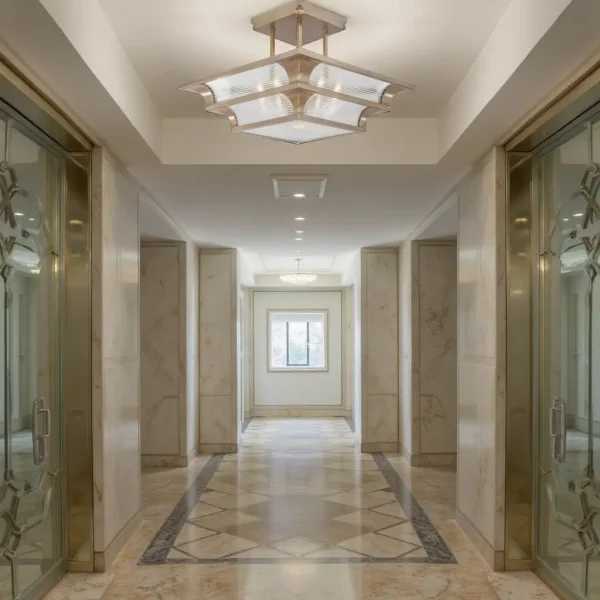 Petitot chandelier IX. - LED handmade brass chandelier - Image 8