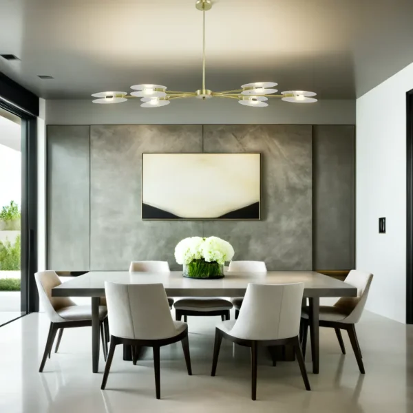 Present chandelier 3 - LED handmade brass chandelier - Image 8