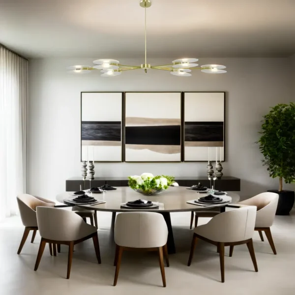 Present chandelier 3 - LED handmade brass chandelier - Image 9