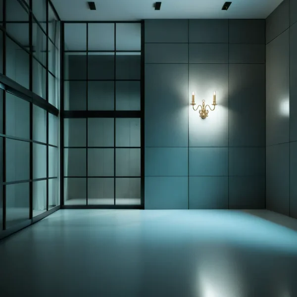 Rotterdam wall light small - LED handmade brass wall light - Image 9