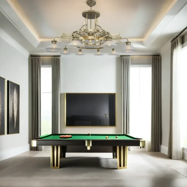Snooker 10 armed chandelier - LED handmade brass chandelier - Image 11