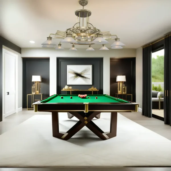 Snooker 10 armed chandelier - LED handmade brass chandelier - Image 13