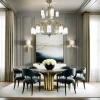 Triest 15 armed chandelier - LED handmade brass chandelier - Image 6