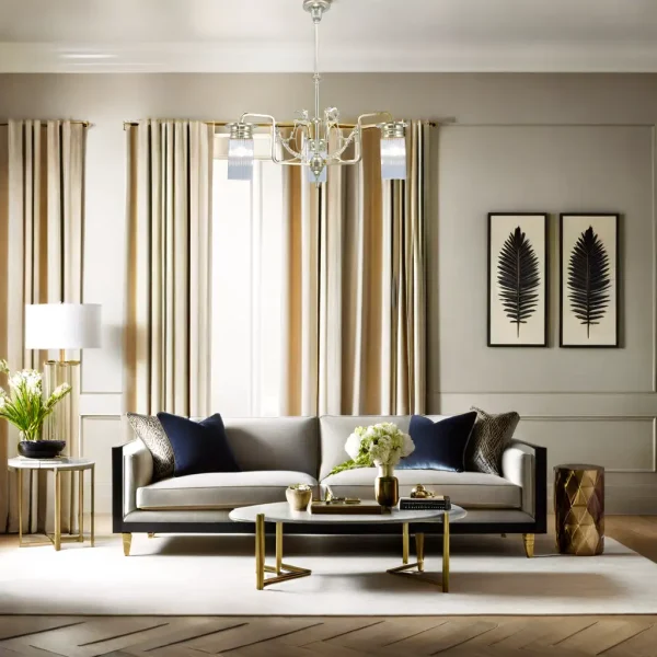 Venice 3 armed chandelier - LED handmade brass chandelier - Image 6