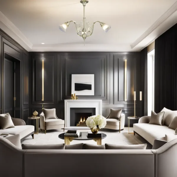 Verona 3 armed chandelier - LED handmade brass chandelier - Image 8